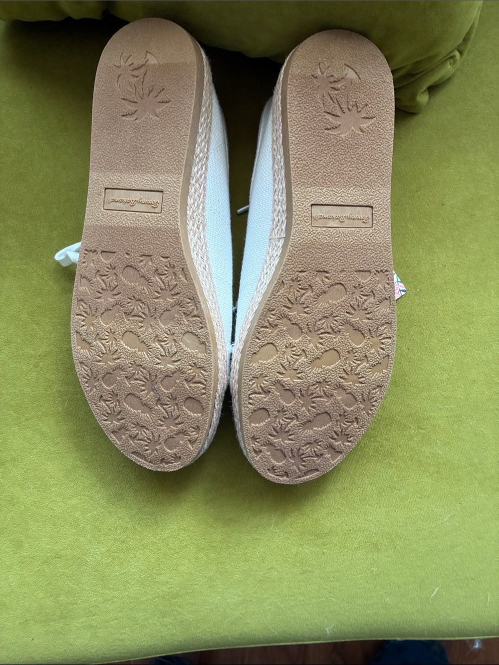 Tommy Bahama White Canvas Lace-Up Espadrilles - Picture 4 of 4